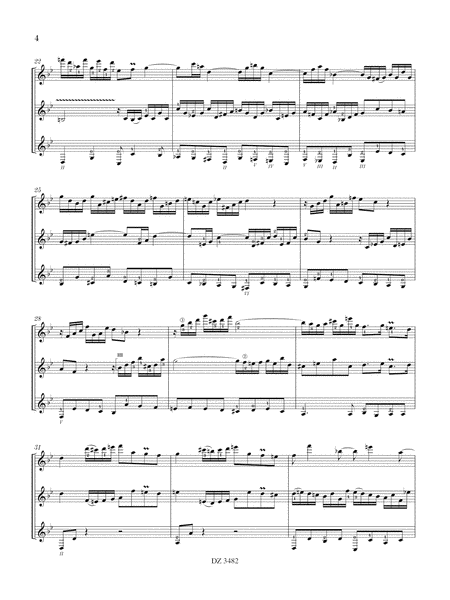 Six Trio Sonatas, Sonata II