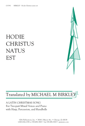 Hodie Christus natus est - Handbell edition