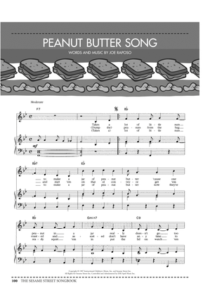 Peanut Butter Song (from Sesame Street)
