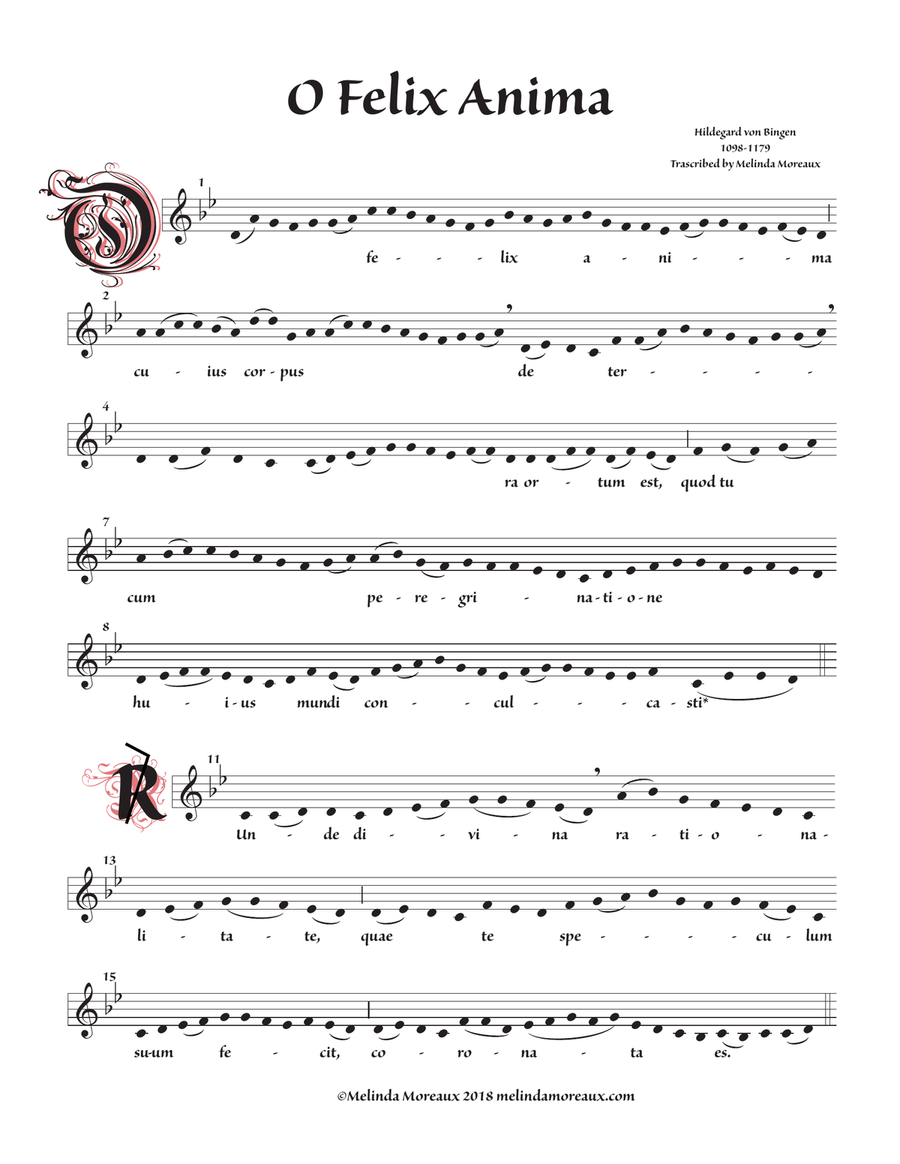O Felix Anima O Felix Anima Unison Choir scores gallery preview page 2