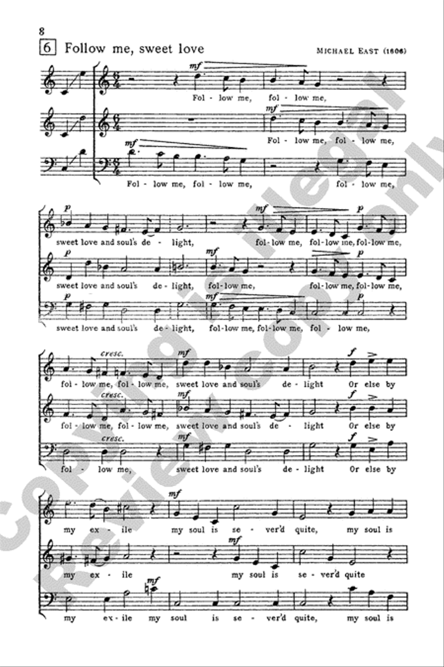 Invitation to Madrigals, Book 1 3-Part scores gallery preview page 30