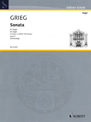 Book cover for Edvard Grieg - Sonata in E minor, Op. 9