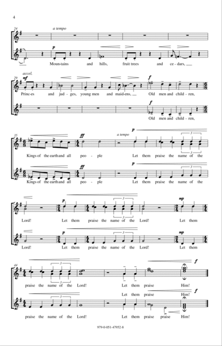 Psalms For The Soul Psalms For The Soul SSA scores gallery preview page 2