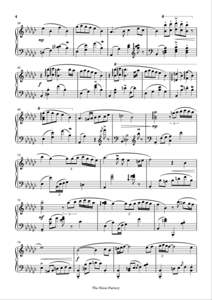 Red (From Colors) Piano Solo scores gallery preview page 4
