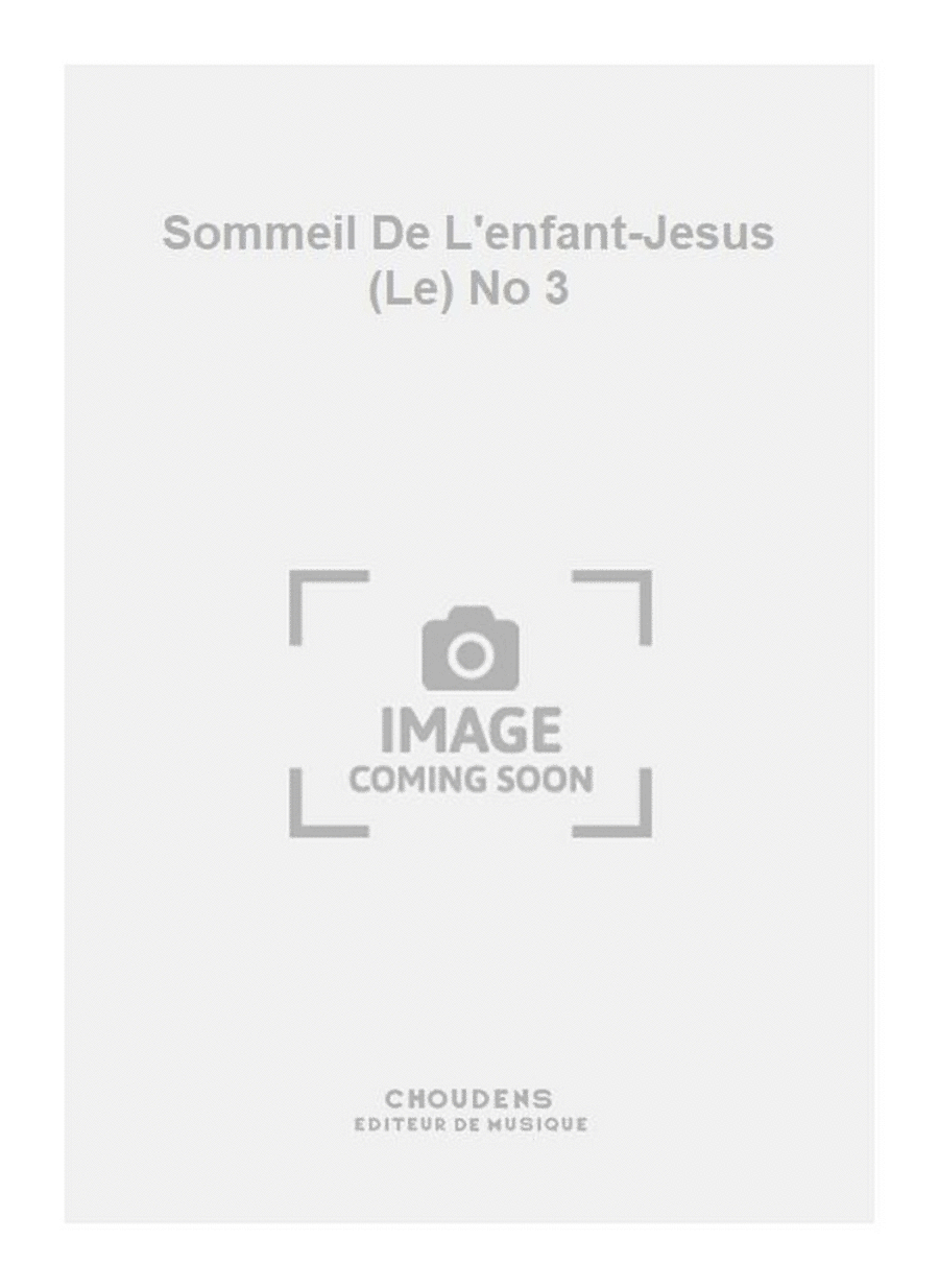 Sommeil De L'enfant-Jesus (Le) No 3 Cello scores gallery preview page 1