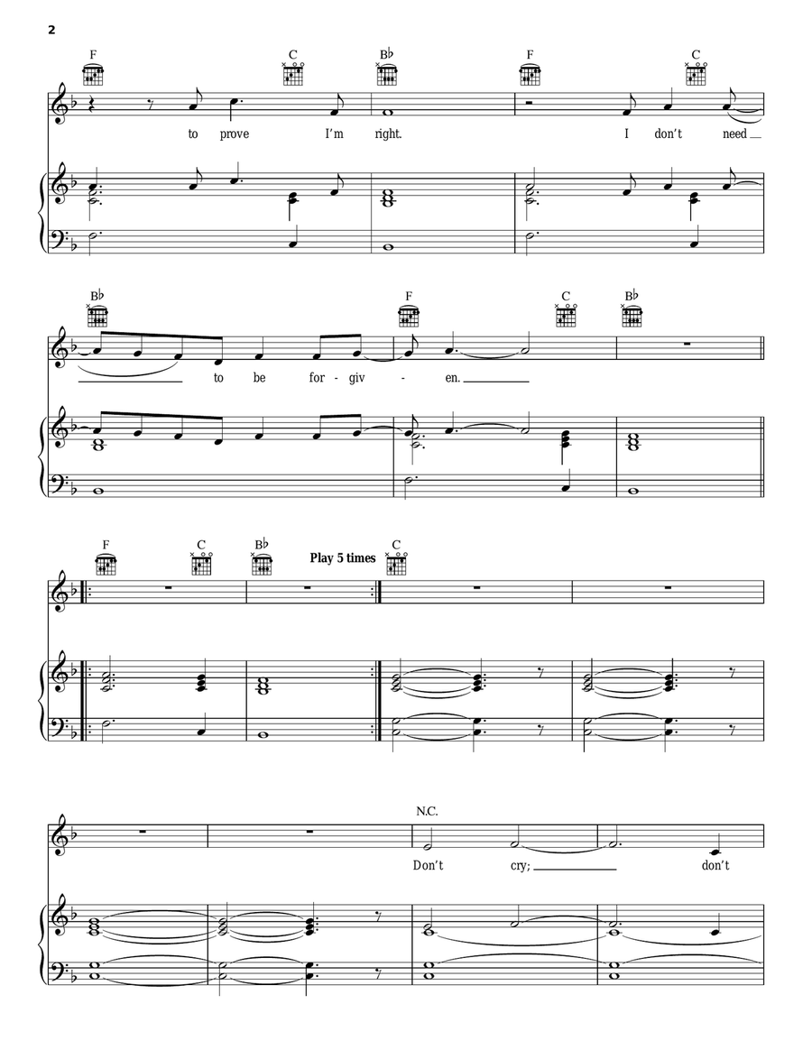 Baba O'Riley Acoustic Guitar scores gallery preview page 2