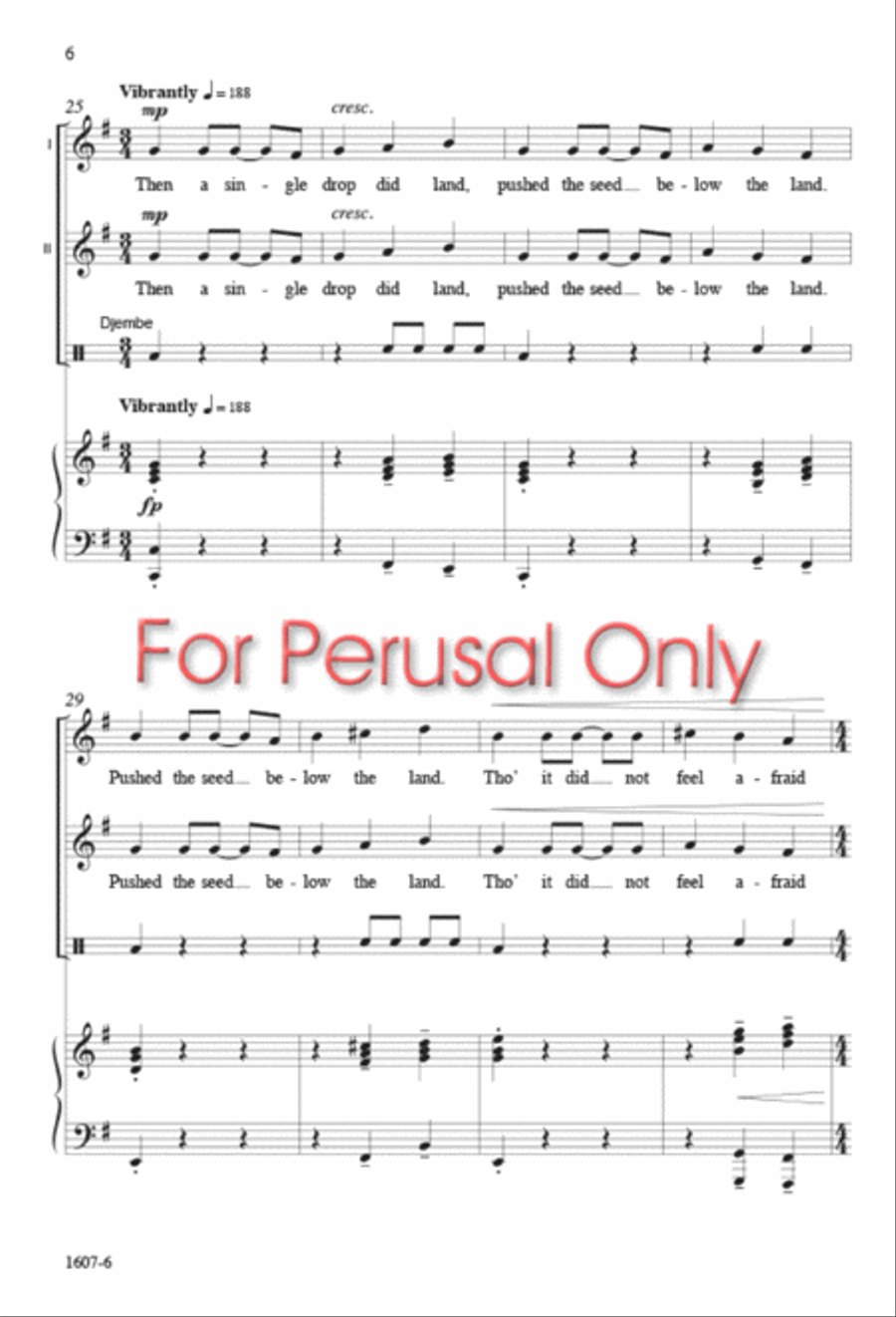 The Seedling - SA Octavo SA scores gallery preview page 5