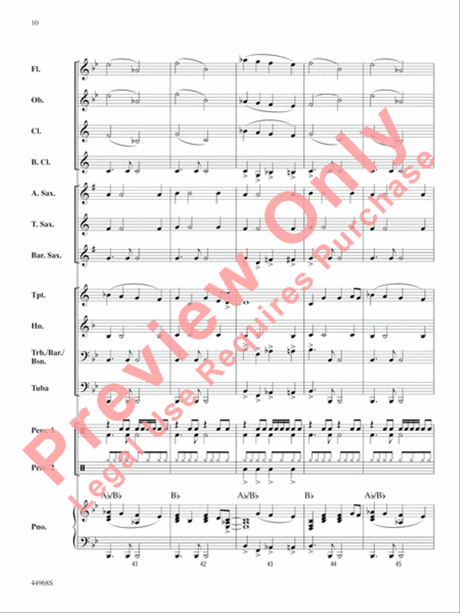 Moon Rocks Moon Rocks Concert Band scores gallery preview page 11