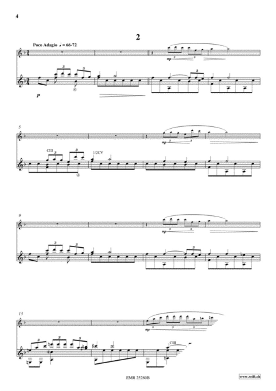 2 Feuillets d'Album 2 Feuillets d'Album Piccolo scores gallery preview page 4