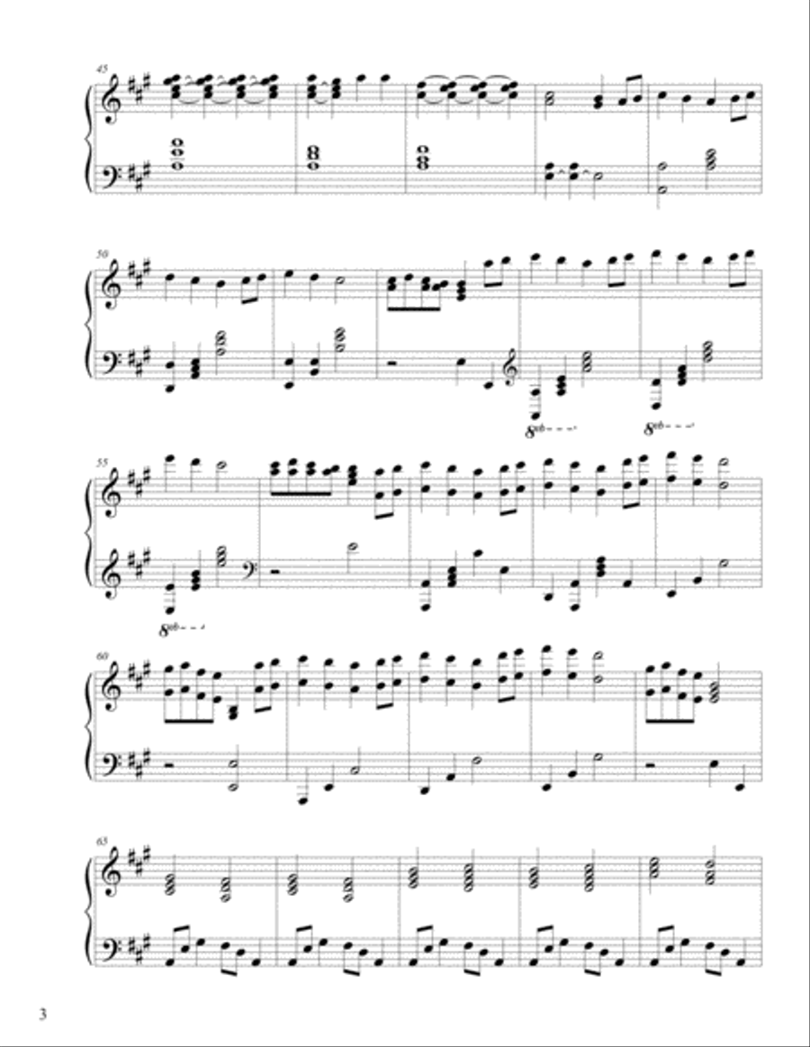 Blue Sky Electric Guitar scores gallery preview page 3