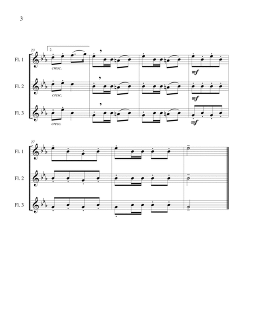 Marche Militaire - Flute Trio image number null