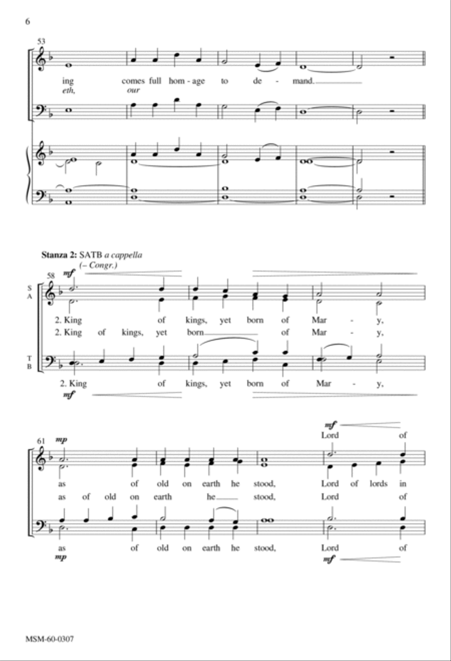 Let All Mortal Flesh Keep Silence 4-Part scores gallery preview page 5