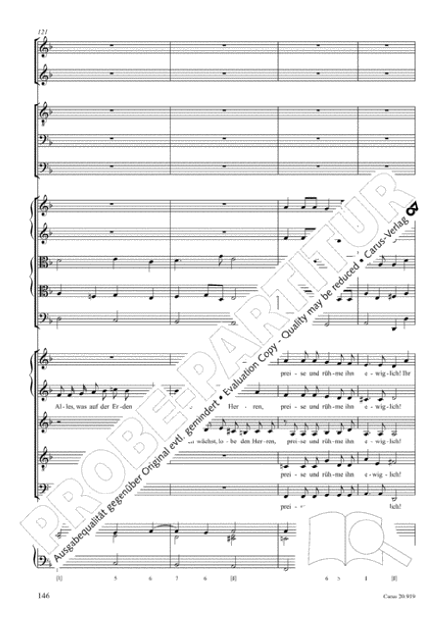 Opera varia I. Works with 1-7 parts (Complete edition, vol. 19) [Werke mit 1-7 obligaten Stimmen] Score scores gallery preview page 203