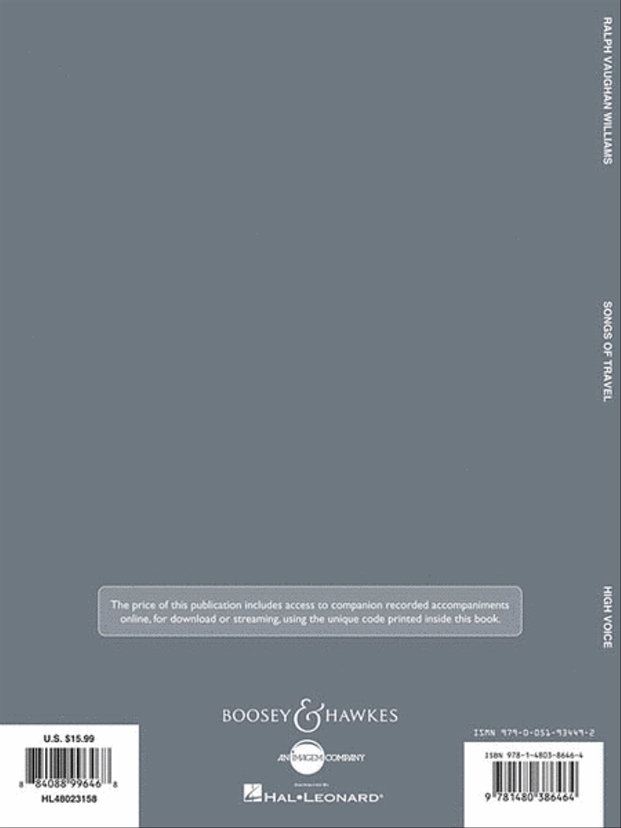 Songs of Travel Songs of Travel High Voice scores gallery preview page 2