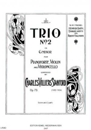 Book cover for Trio no. 2 in g minor