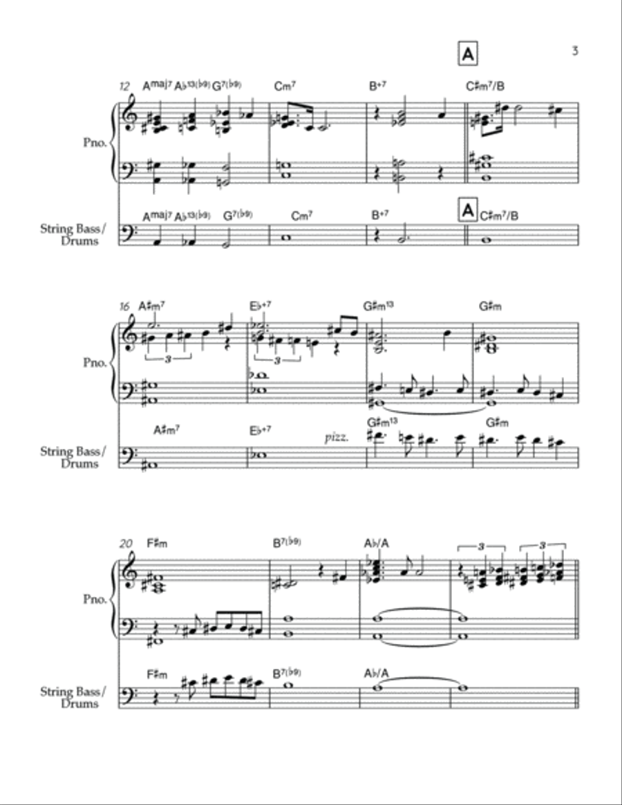 Possibility of Certainty Jazz Ensemble scores gallery preview page 3