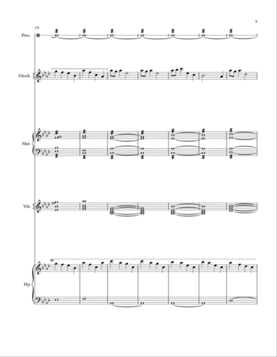 Shores Percussion Ensemble scores gallery preview page 3