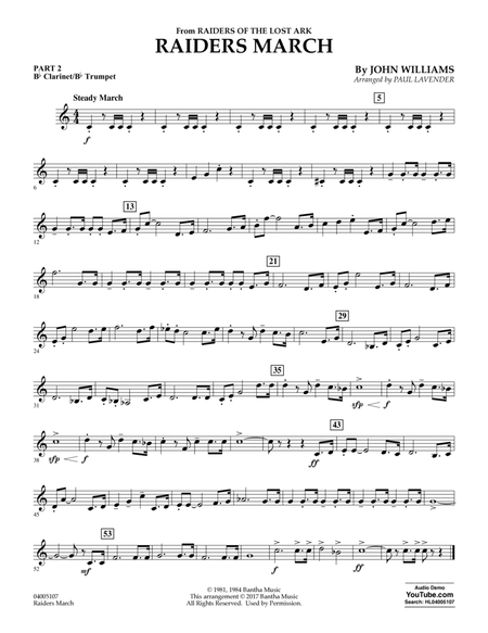 Raiders March - Pt.2 - Bb Clarinet/Bb Trumpet