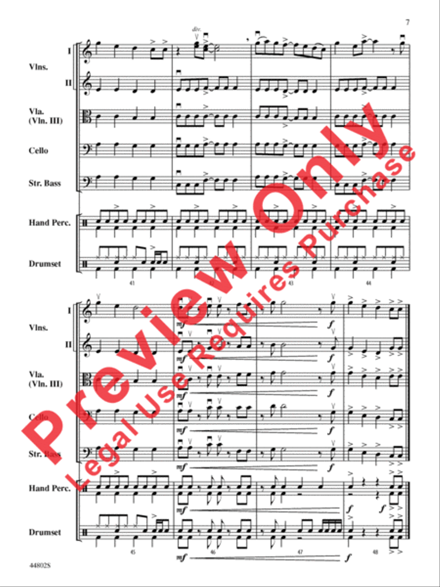 Shut Up and Dance String Orchestra scores gallery preview page 8