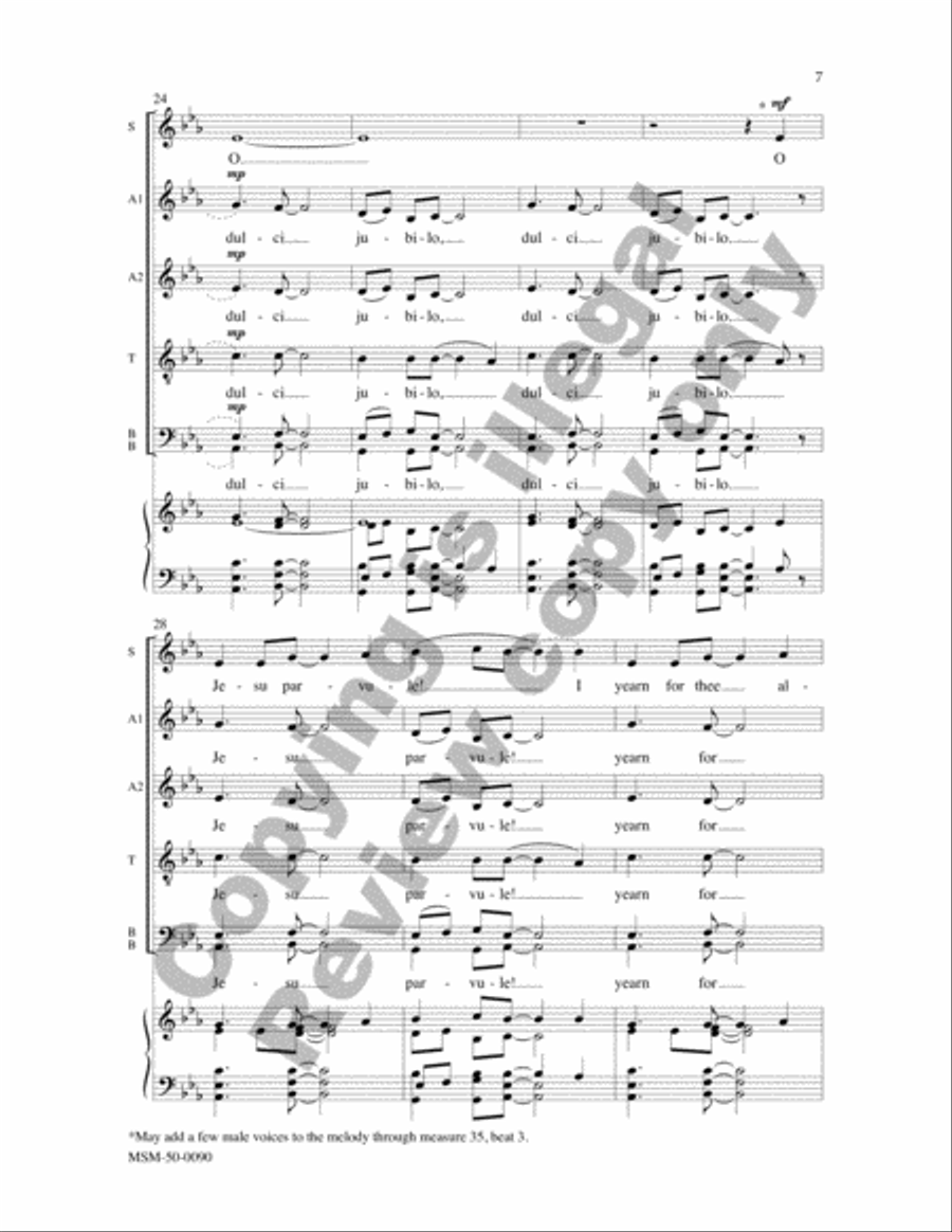 In dulci jubilo In dulci jubilo Divisi scores gallery preview page 6