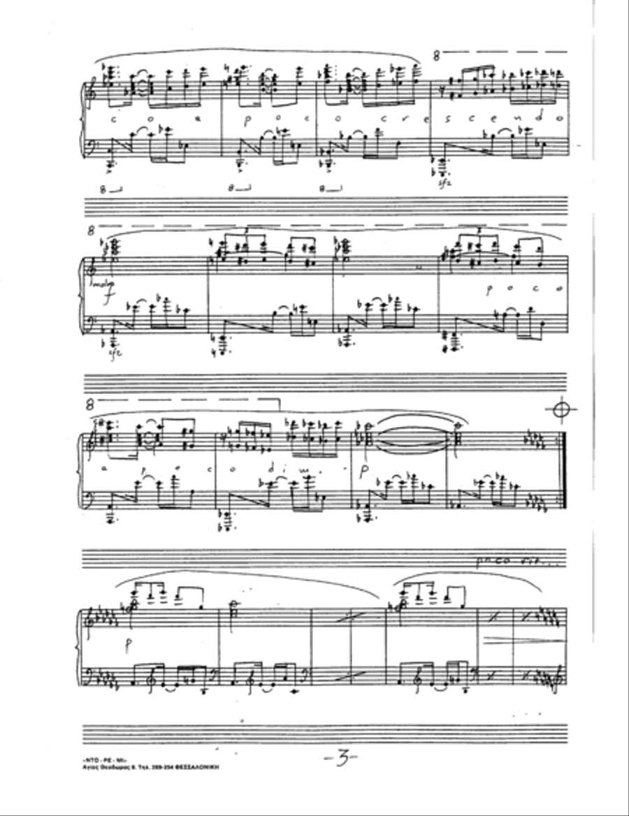 Lethal Tango Piano Solo scores gallery preview page 3