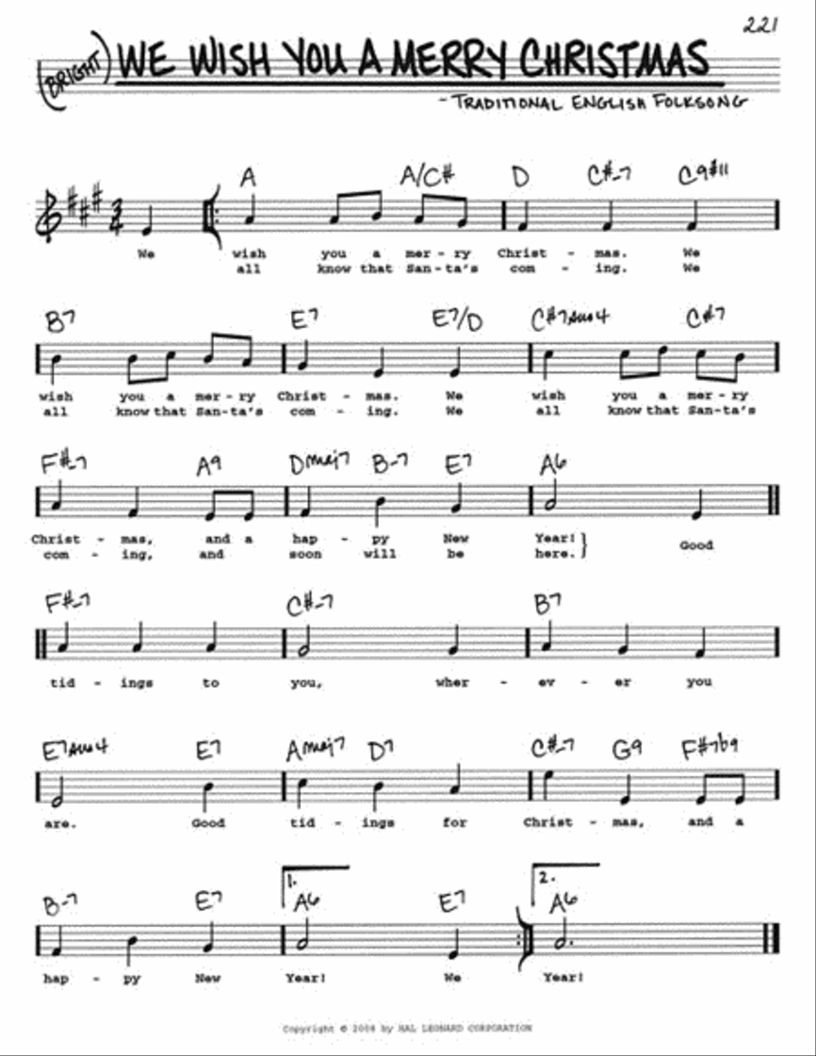The Real Christmas Book – 2nd Edition E-Flat Instrument scores gallery preview page 7