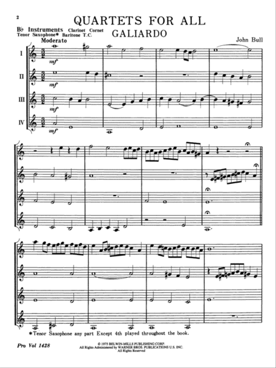 Quartets for All Small Ensemble scores gallery preview page 3
