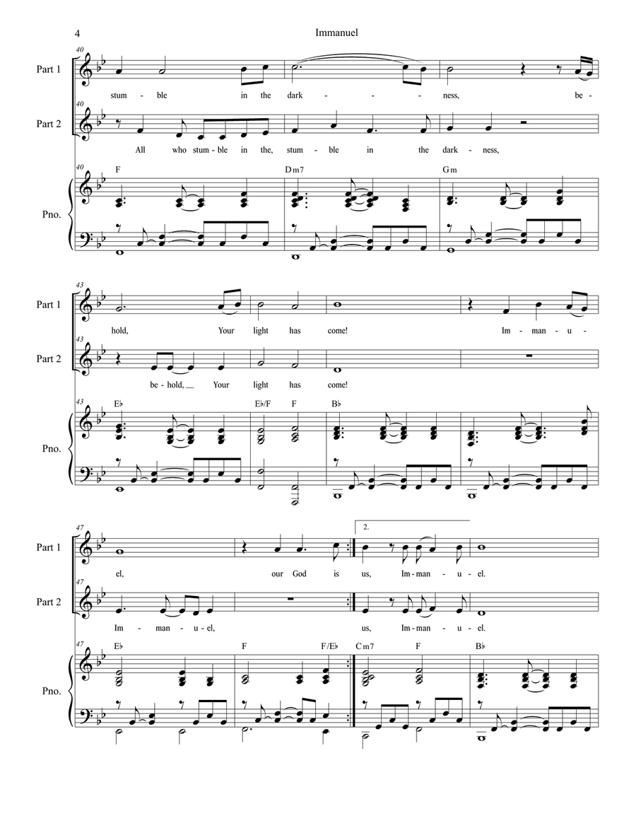 Immanuel 2-Part scores gallery preview page 4