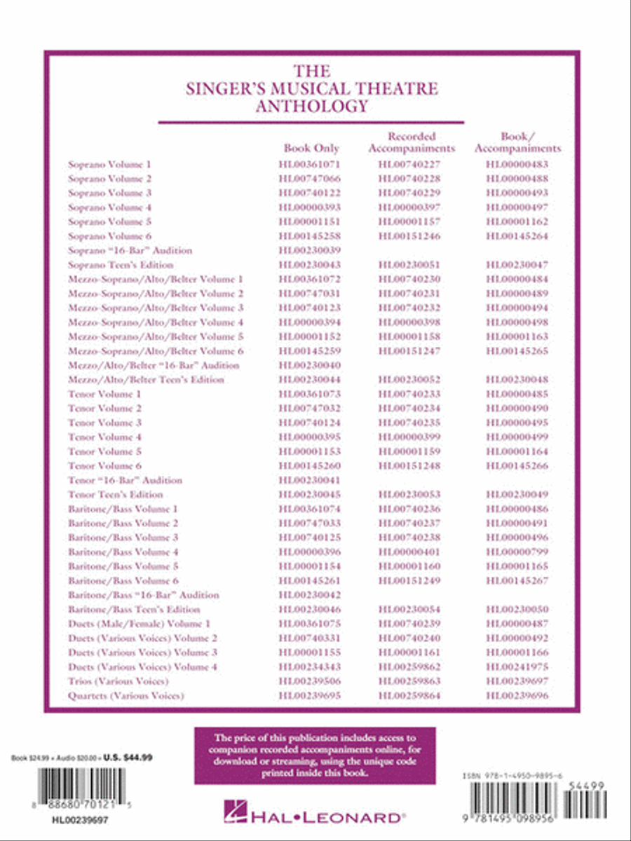 The Singer's Musical Theatre Anthology: Trios – Book/Online Audio Voice scores gallery preview page 11