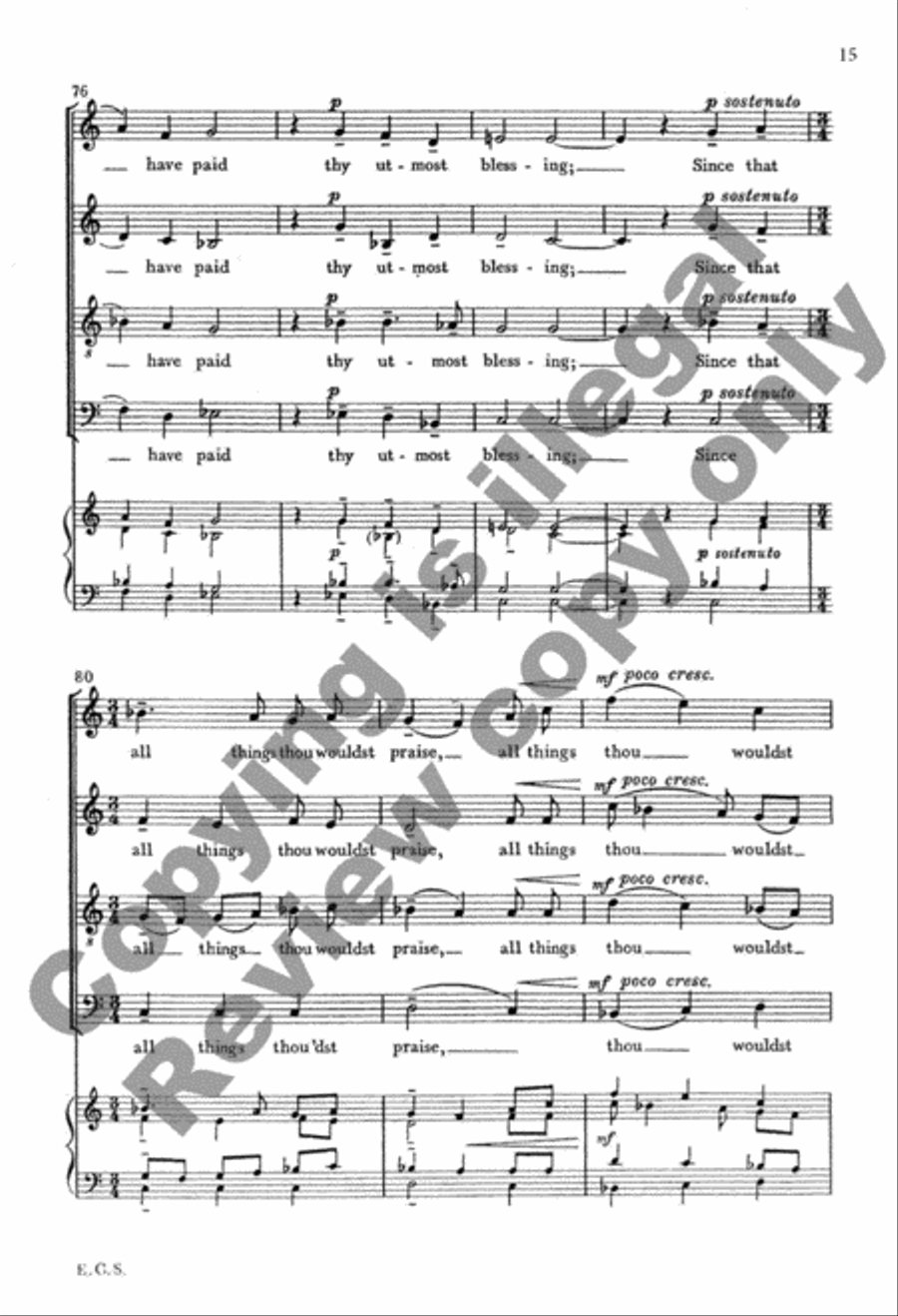 Fare Well 4-Part scores gallery preview page 26