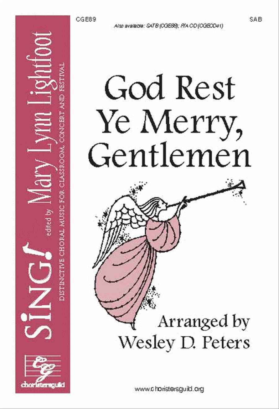 God Rest Ye Merry, Gentlemen (SAB) 3-Part scores gallery preview page 1