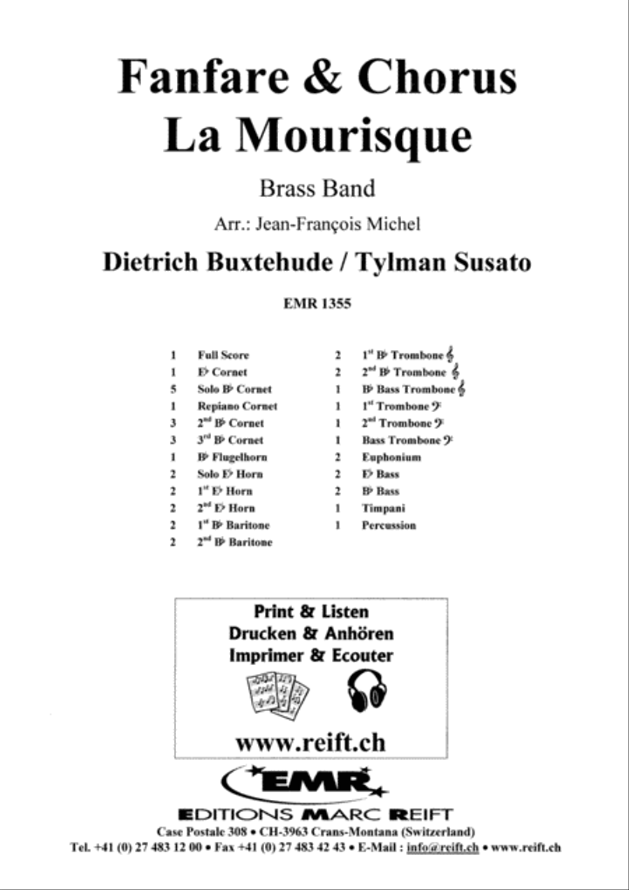 Fanfare & Chorus / La Mourisque Brass Band scores gallery preview page 2
