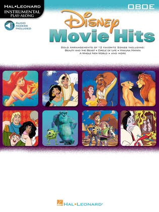 Book cover for Disney Movie Hits for Oboe