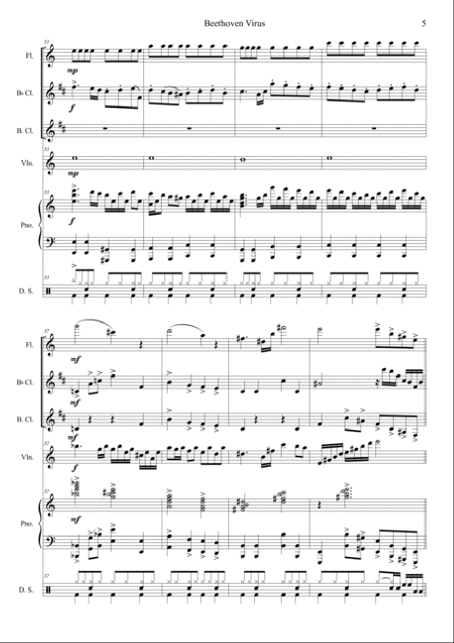 Beethoven Virus Beethoven Virus Orchestra scores gallery preview page 5