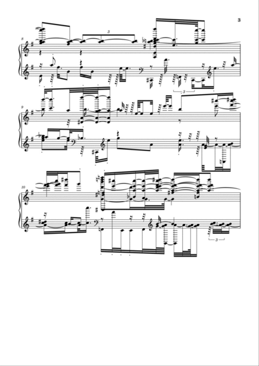 Cooling With Happiness Easy Piano scores gallery preview page 3
