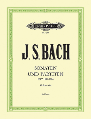 Book cover for Sonatas And Partitas For Violin Solo