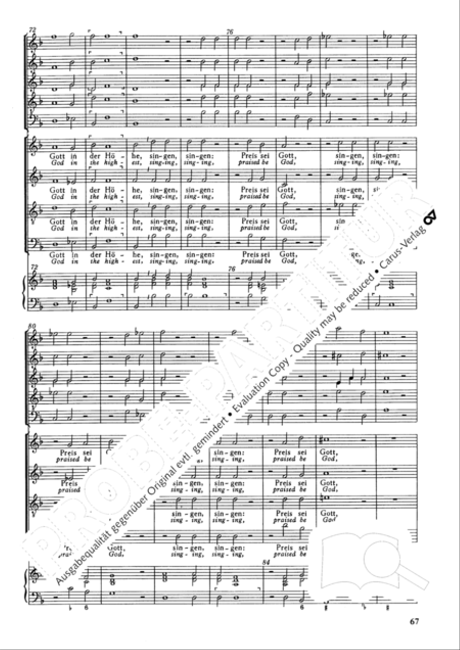 Christmas History (Weihnachts-Historie, SWV 435) Score scores gallery preview page 66