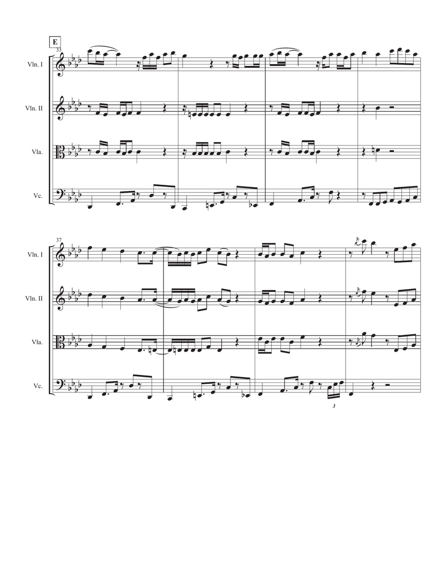 Finesse String Quartet scores gallery preview page 5