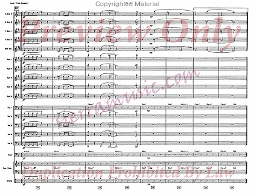 Frank Speaking Jazz Ensemble scores gallery preview page 17