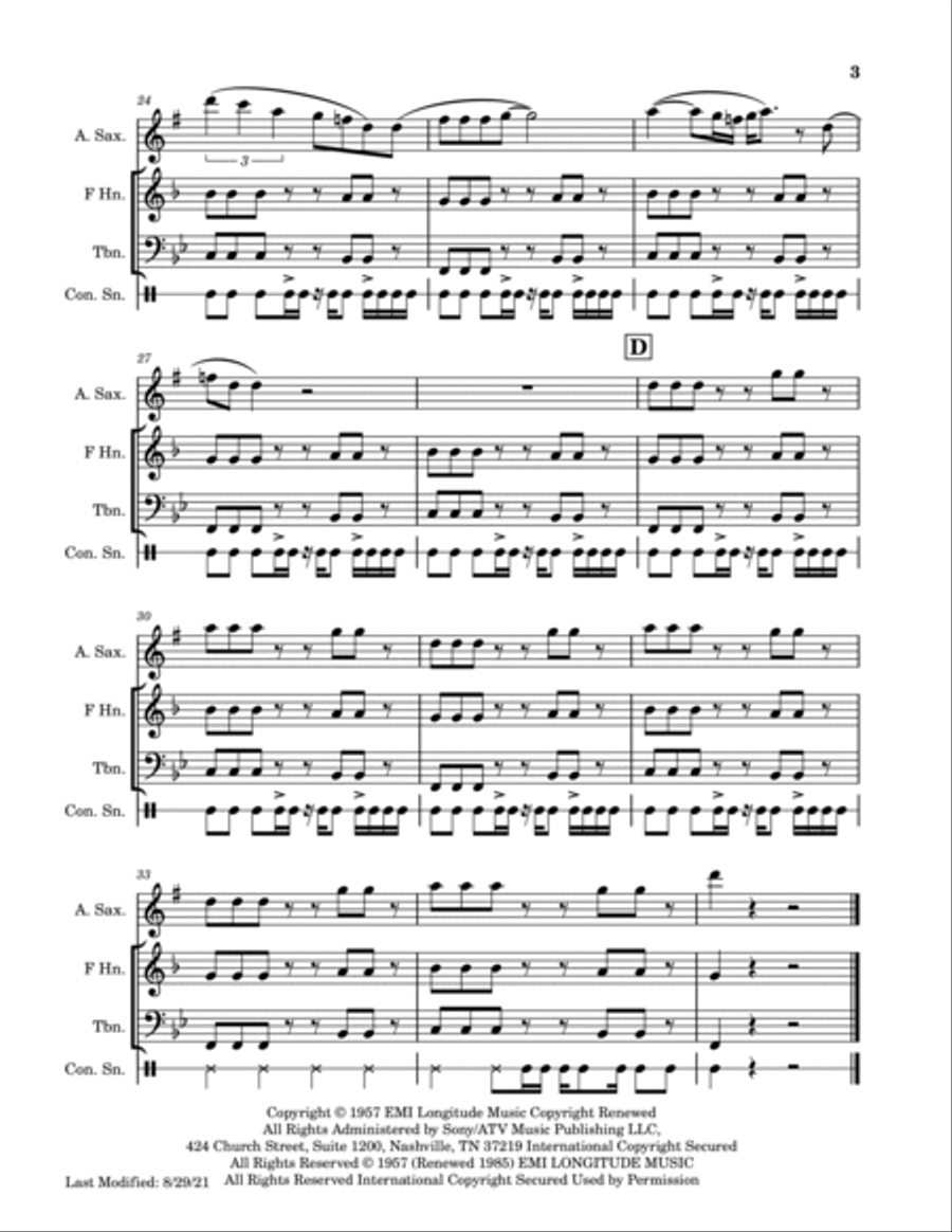 Louie, Louie Small Ensemble scores gallery preview page 4