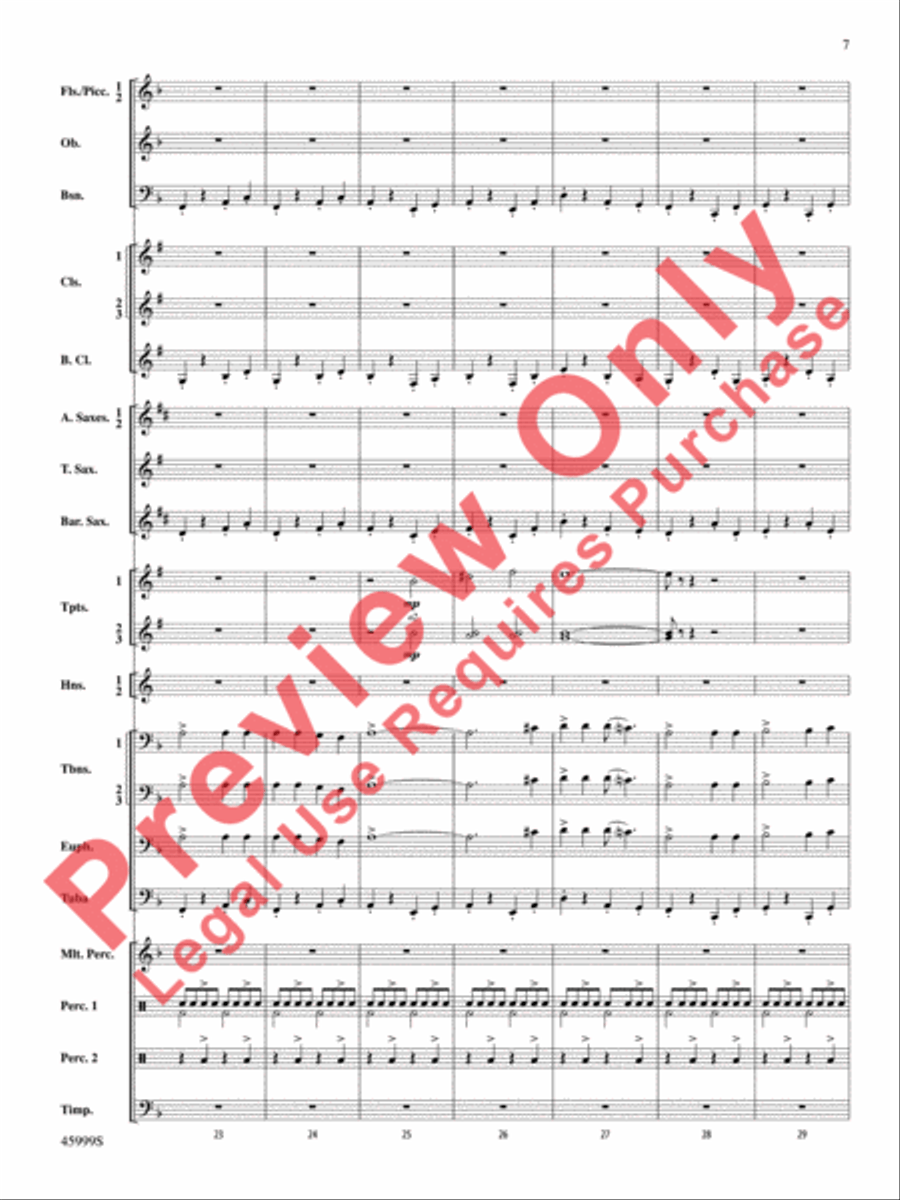 The Blue Ridge The Blue Ridge Concert Band scores gallery preview page 8