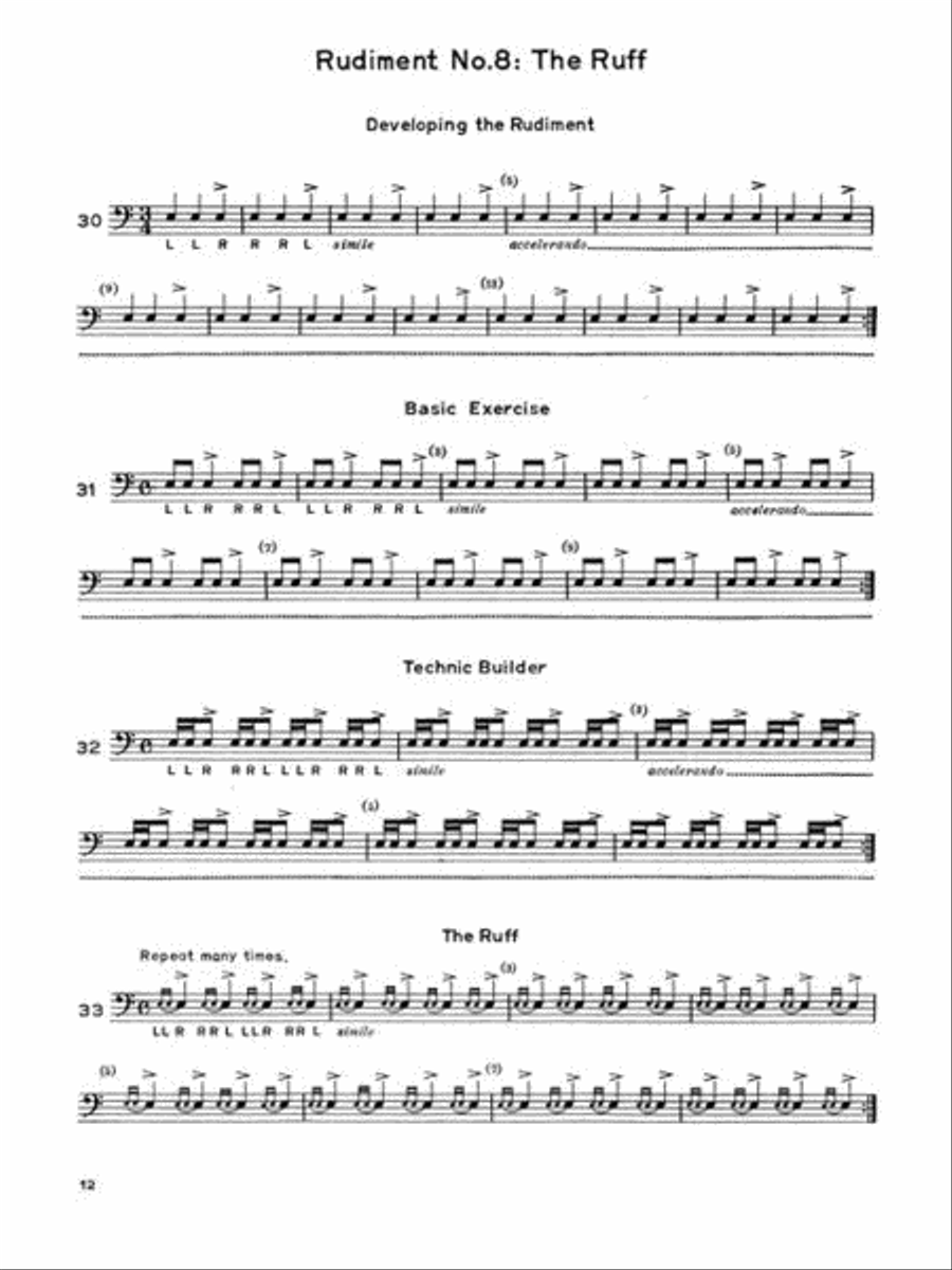 Reviewing The Rudiments Snare Drum scores gallery preview page 6