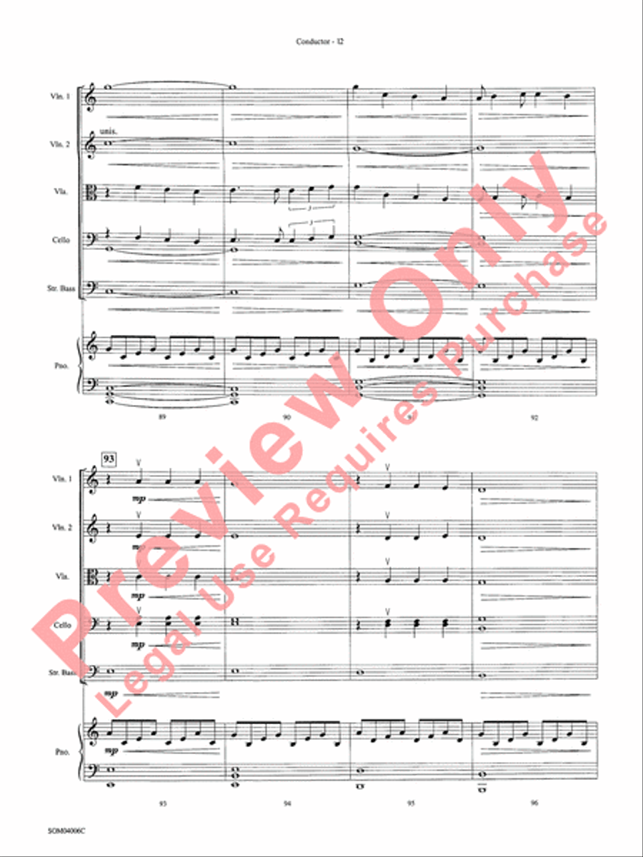 Into the West (from The Lord of the Rings: The Return of the King) String Orchestra scores gallery preview page 15