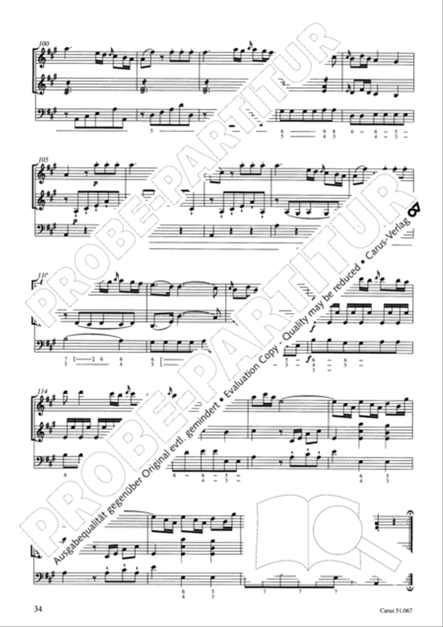 Church Sonatas Church Sonatas Collection / Songbook scores gallery preview page 35