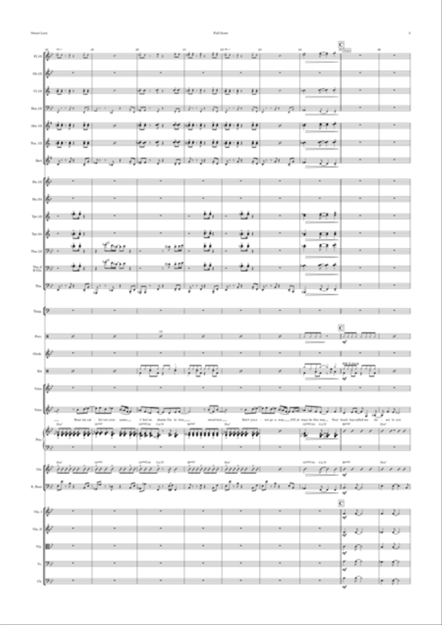 Sweet Love Sweet Love Full Orchestra scores gallery preview page 3