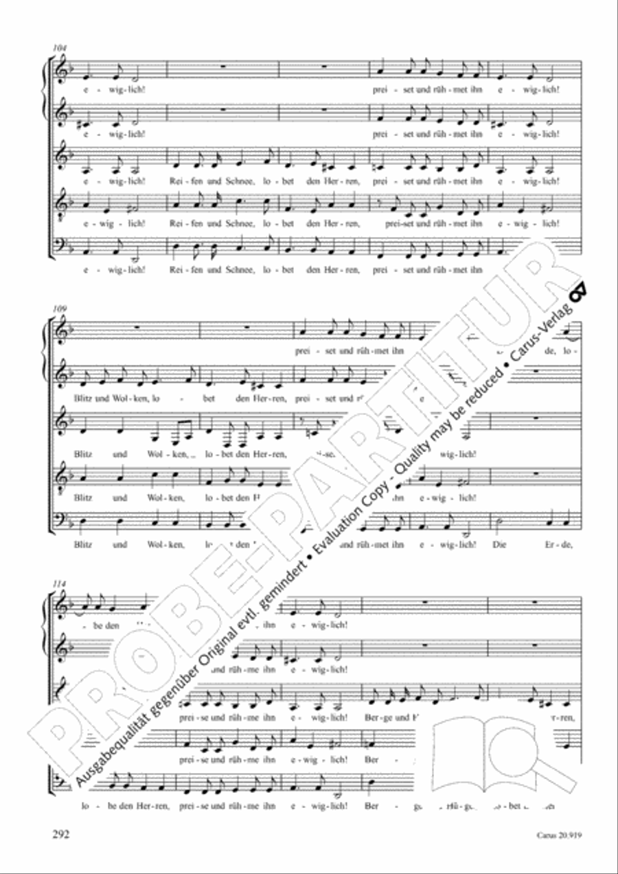 Opera varia I. Works with 1-7 parts (Complete edition, vol. 19) [Werke mit 1-7 obligaten Stimmen] Score scores gallery preview page 349