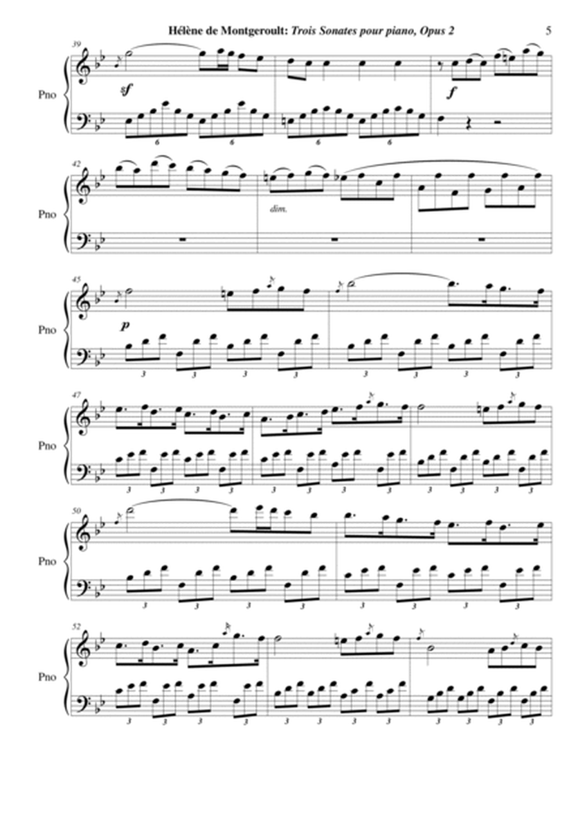 Hélène de Montgeroult: Three Piano Sonatas, Opus 2