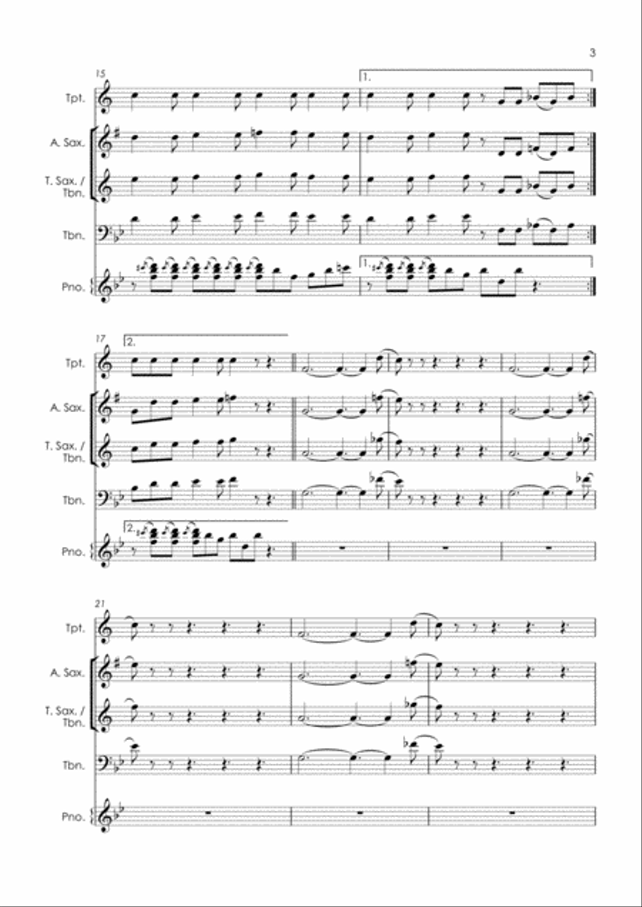 I Just Want To Make Love To You Tenor Saxophone scores gallery preview page 5