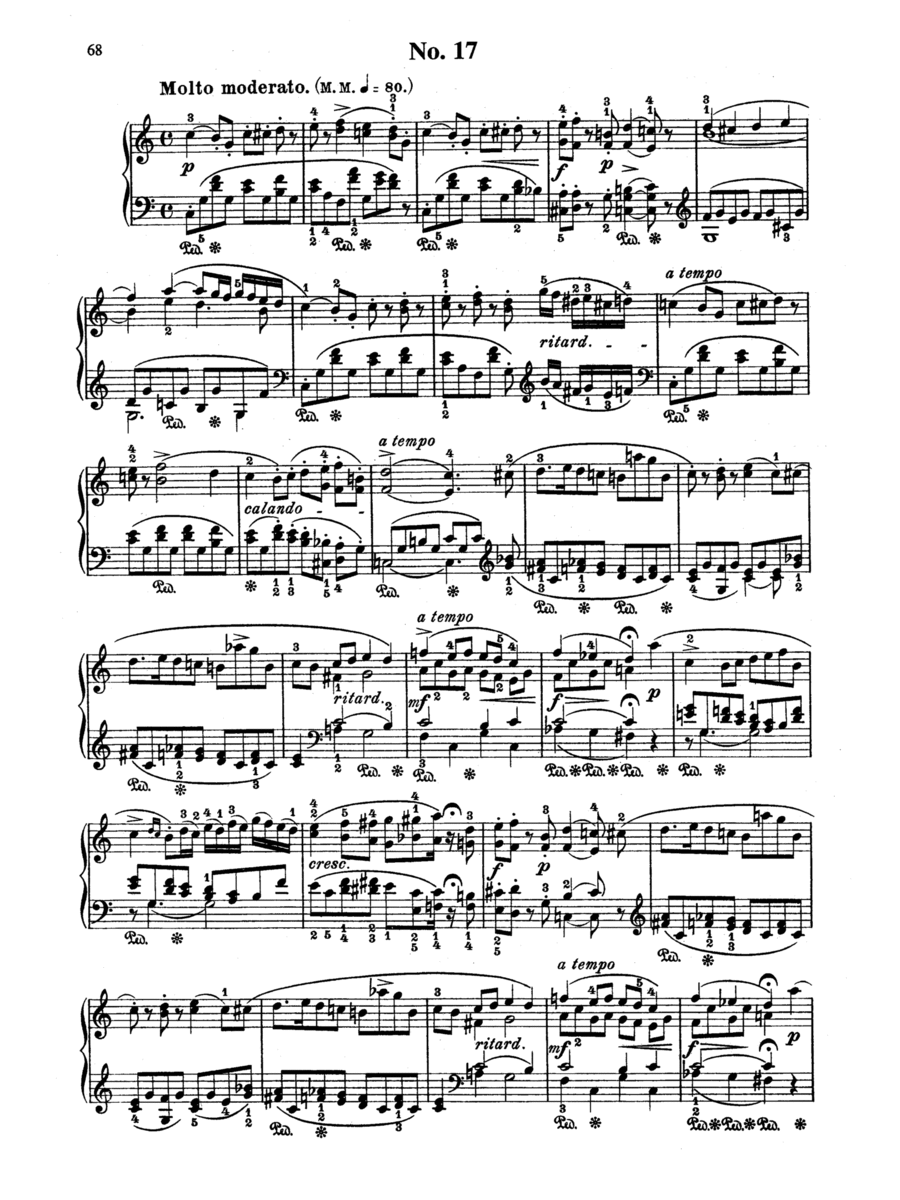 Nocturne C dur Piano Solo scores gallery preview page 1