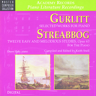 Book cover for Gurlitt Selected Works for Piano (CD)